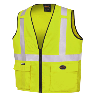 100% Cotton Safety Vests - Hi-Viz Yellow/Green