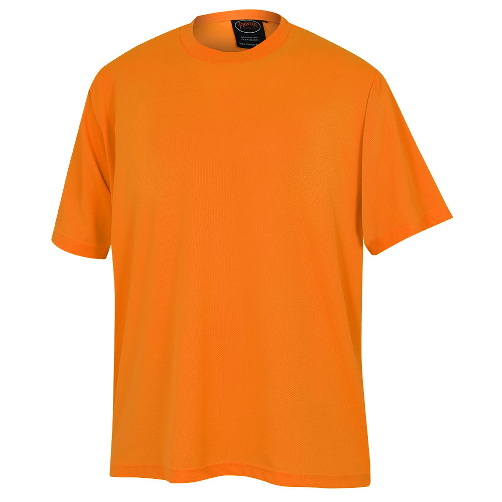 Birdseye Safety Work T-Shirts - Birdseye Poly - Orange