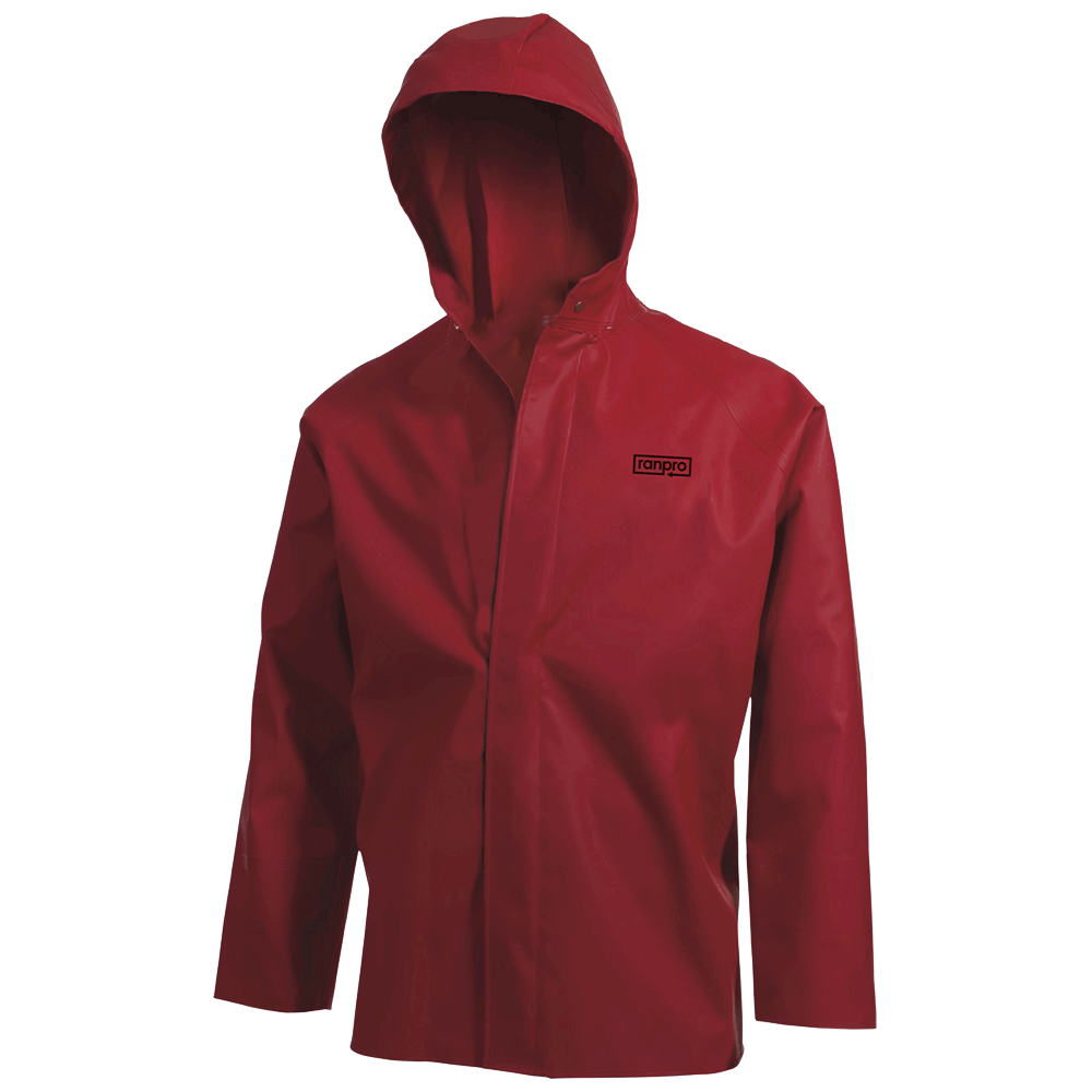 Clipper® Waterproof Hooded Jackets - PVC Coated Woven Poly