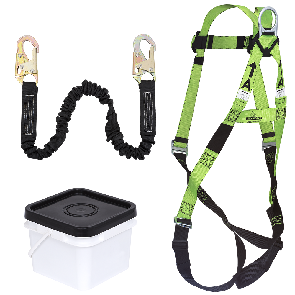 Contractor Fall Protection PIP Kits - POY Lanyard - Snap Hooks