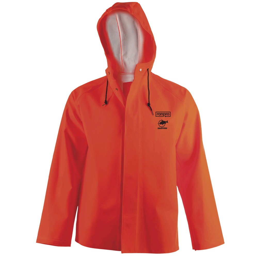 FL Snapper® Waterproof Hooded Jackets - PVC Coated Poly/Cotton