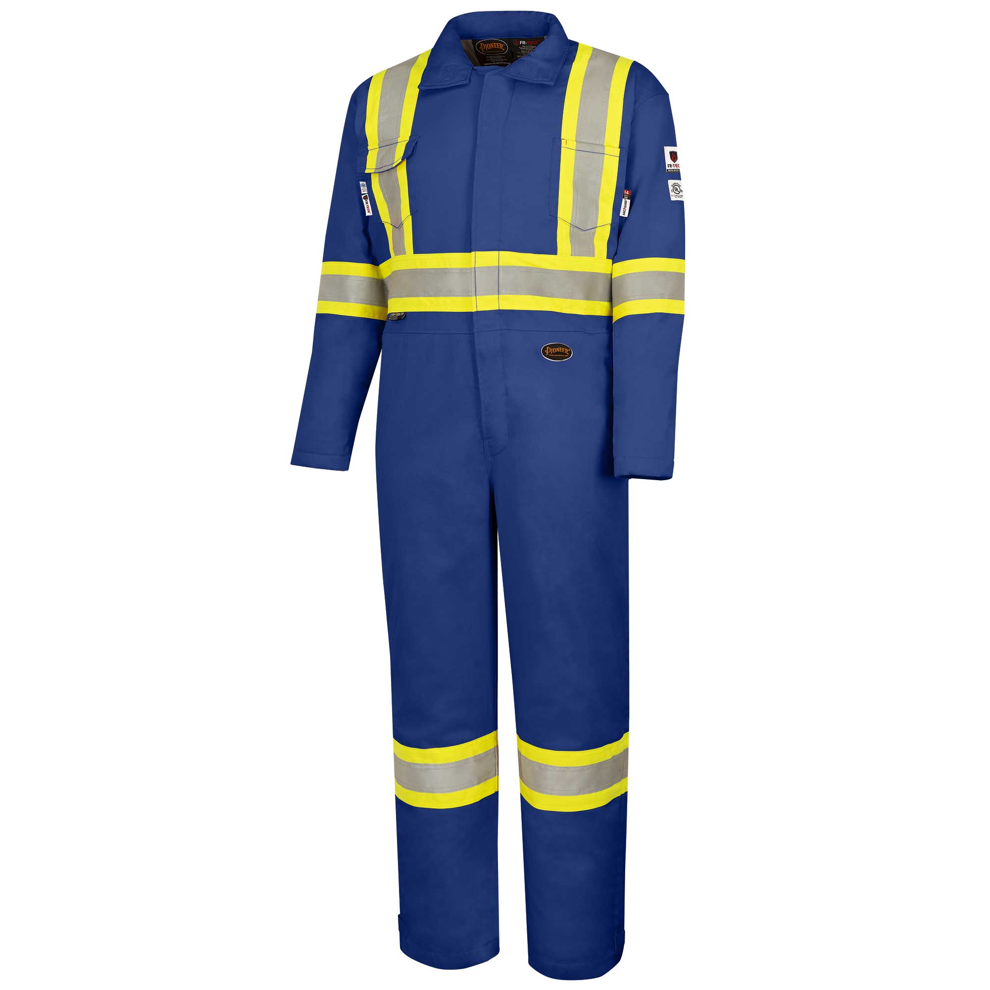 FR/Arc Rated Quilted Safety Coveralls - Modacrylic Insulation - Royal