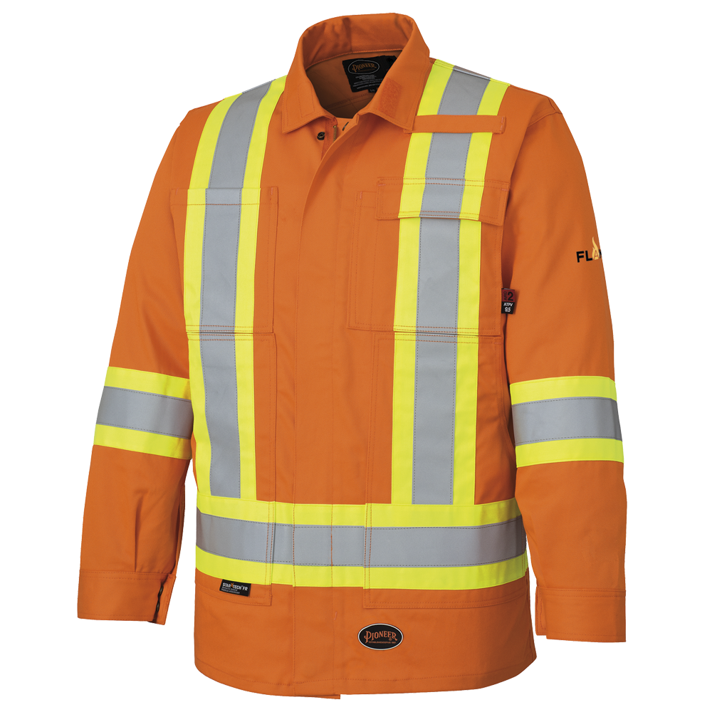 FR/Arc Rated Safety Jackets - 100% Cotton