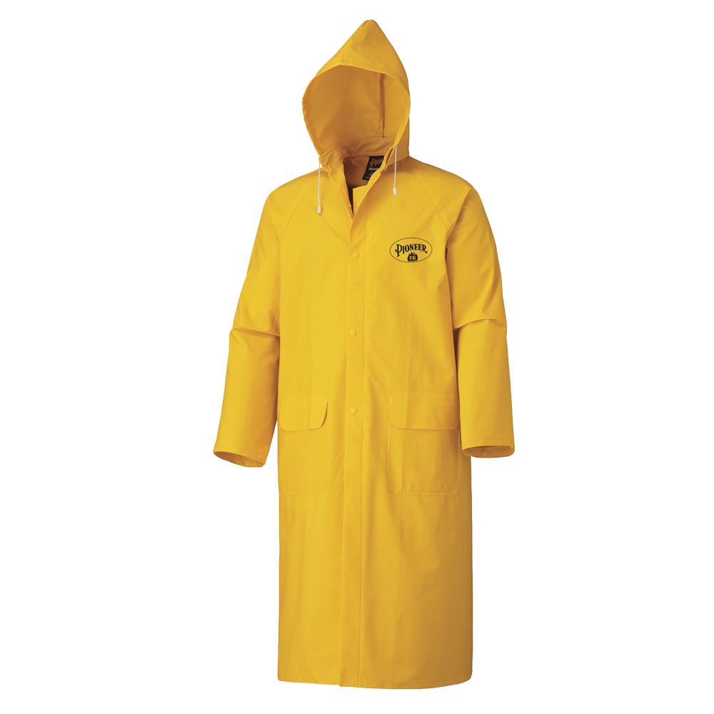 FR Waterproof Long Coats - PVC/Poly/PVC