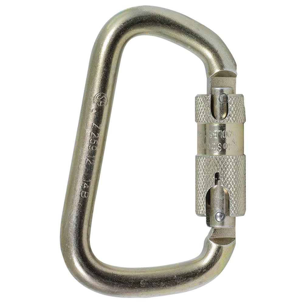 Hardware - Carabiners - Zinc Plated Steel - 1" Gate Openning