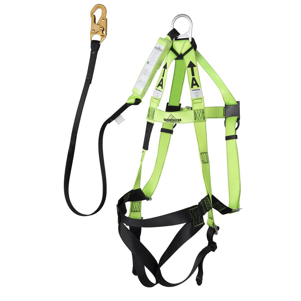 Harness/Lanyard Integral Combos - 4' (1.2 m)