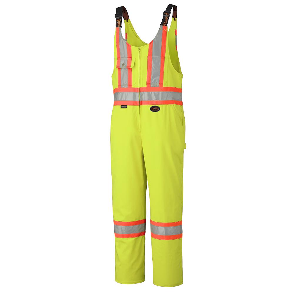 Hi-Viz Safety Overalls - Poly/Cotton - Yellow/Green