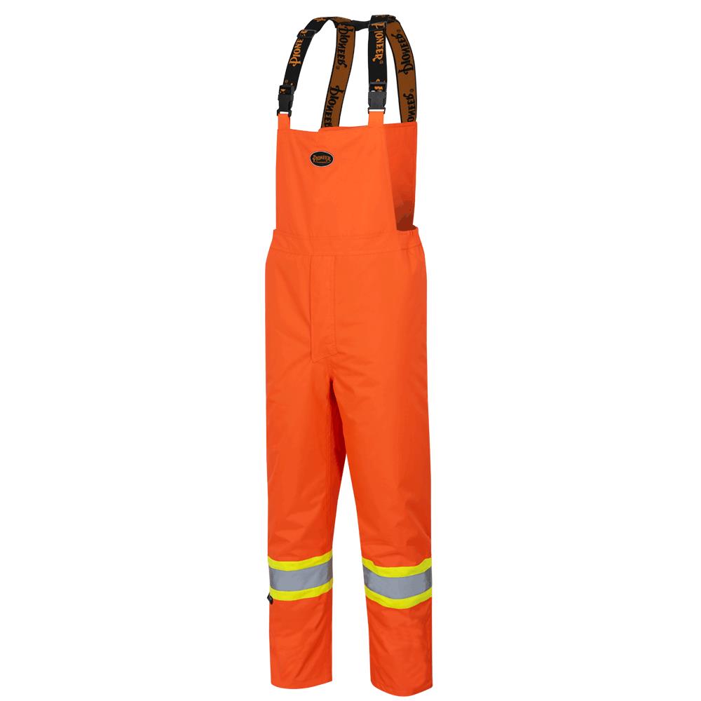 Hi-Viz Safety Rainwear / Overalls (300D) - Orange