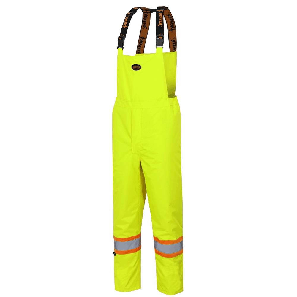 Hi-Viz Safety Rainwear / Overalls (300D) - Yellow/Green