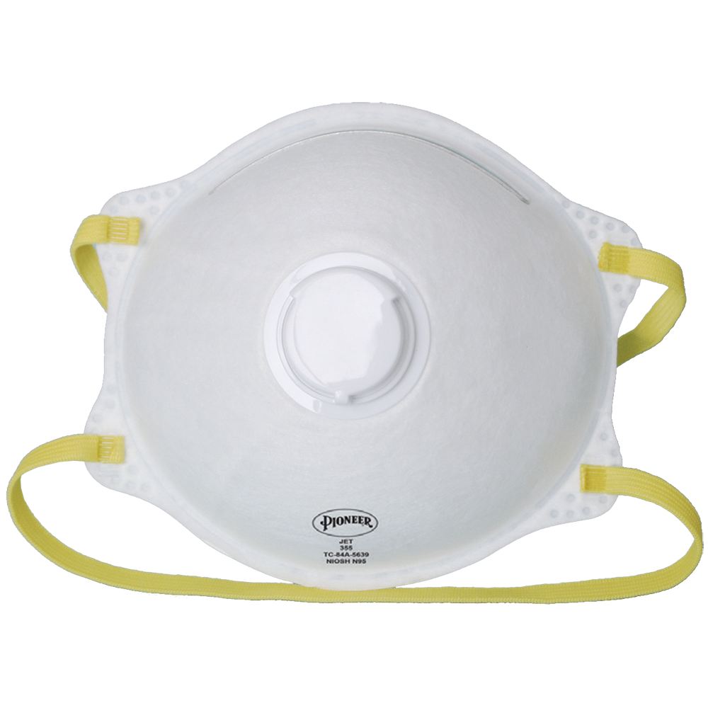 N95 Cone-Shaped Respirator with Valve - Box of 10