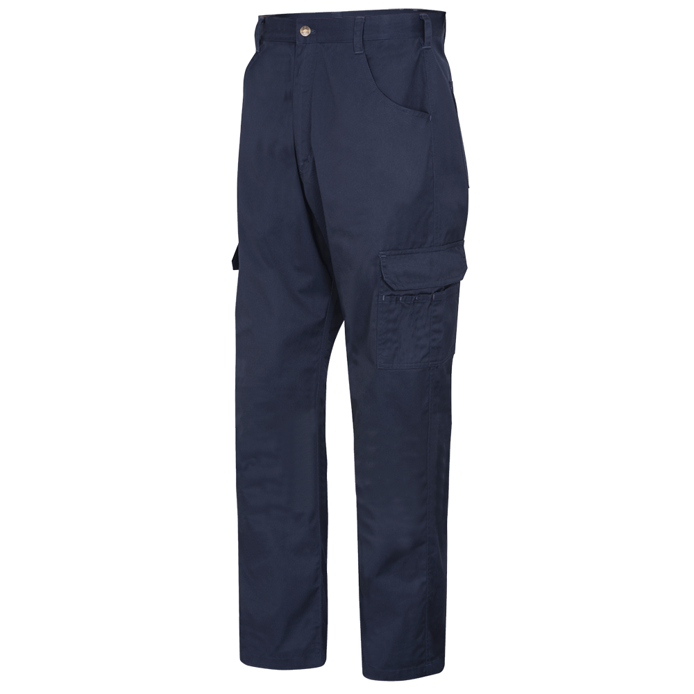 Poly/Cotton Cargo Work Pants - Navy