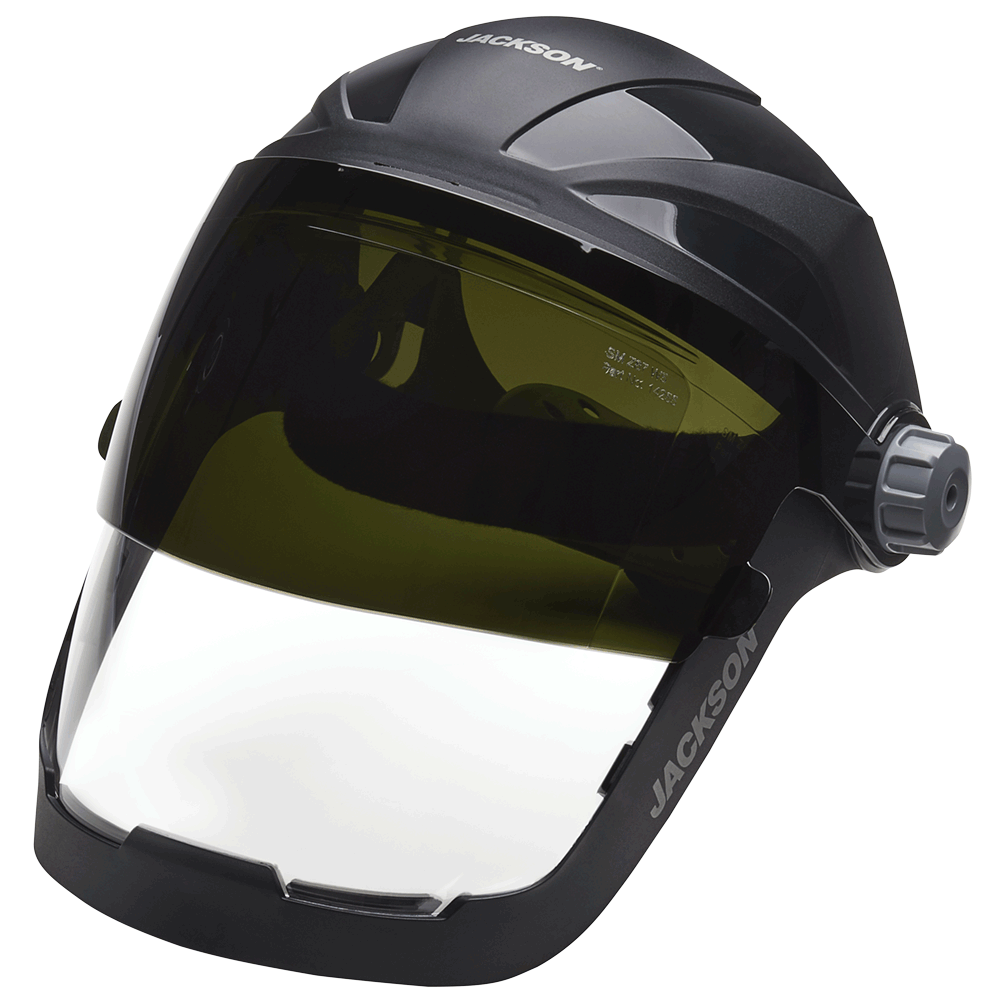 Quad™ 500 Series - 370 Speed Dial™ - Ratcheting Headgear with Shade 5 Flip-Up Window
