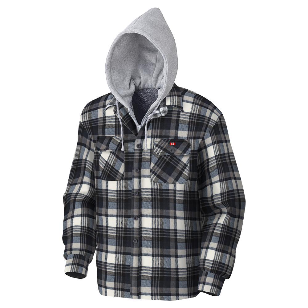 Quilted Polar Fleece Hooded Shirt – Pioneer