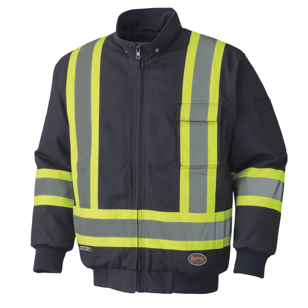 Safety Bombers - Quilted Cotton Duck - Navy