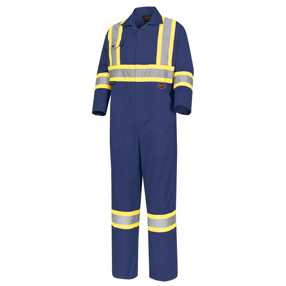 Safety Coveralls - Poly/Cotton - Tall - Navy