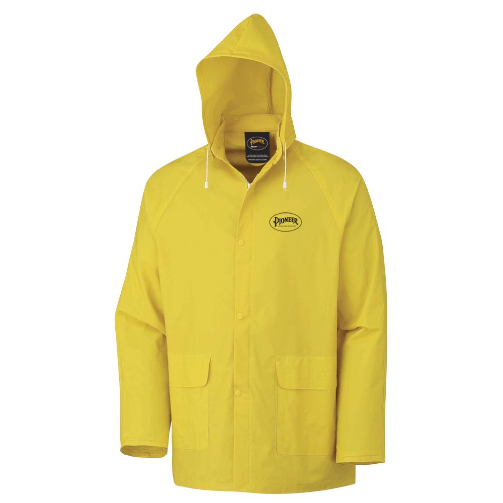 Storm Master® Waterproof Hooded Jackets - PVC/Poly/PVC