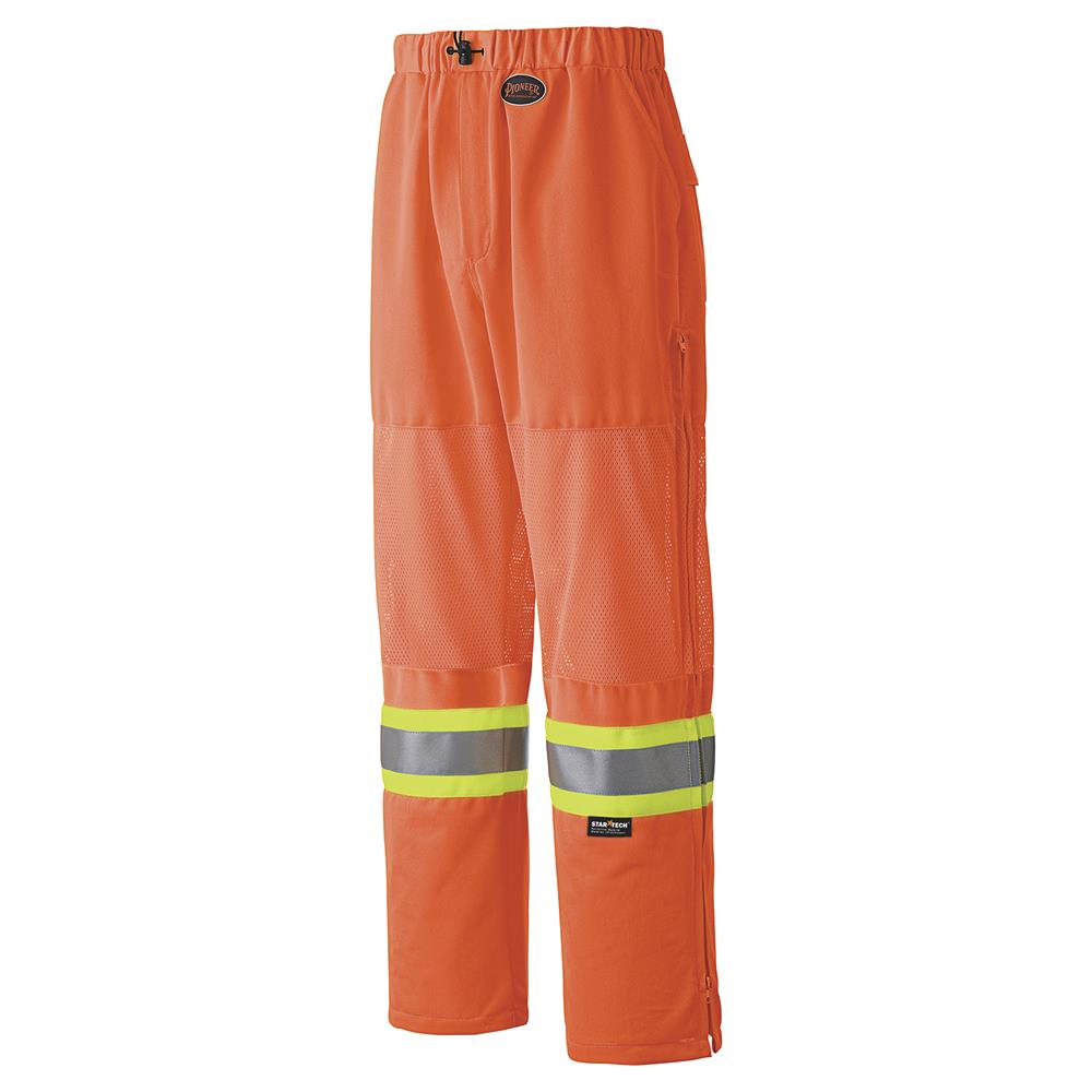 Traffic Safety Pants - Poly Knit - Mesh Leg Panels - Pioneer