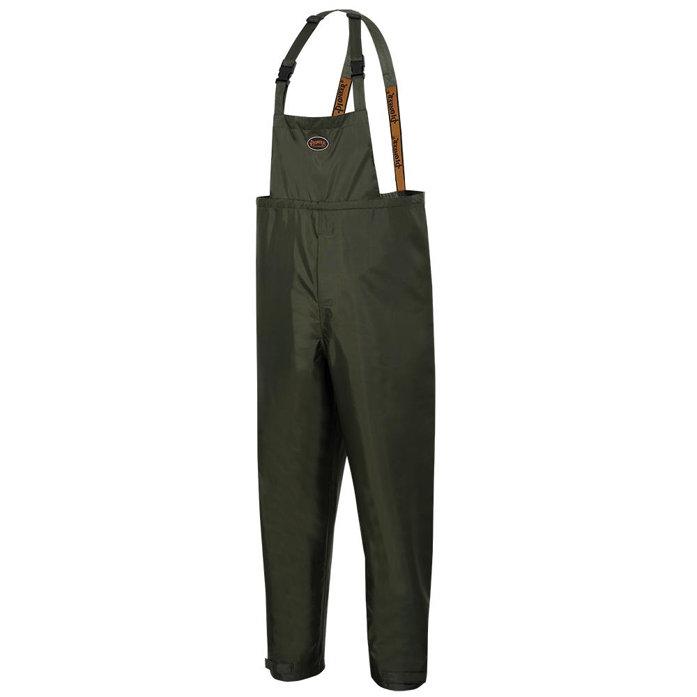 Waterproof Tree Planter Nailhead Ripstop Bib Pants - PVC Coated 420D Oxford Poly