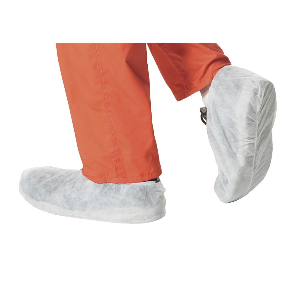 White Polypropylene Shoe Covers - 50 pairs - O/S
