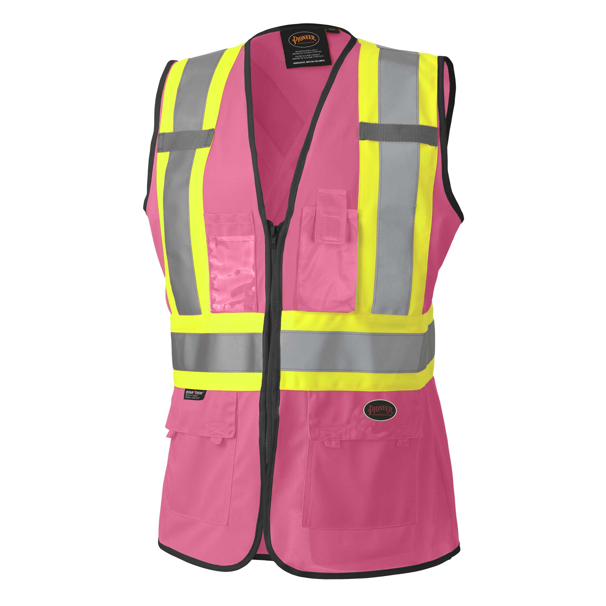 Women’s Safety Vest Tricot Poly Interlock-Pioneer